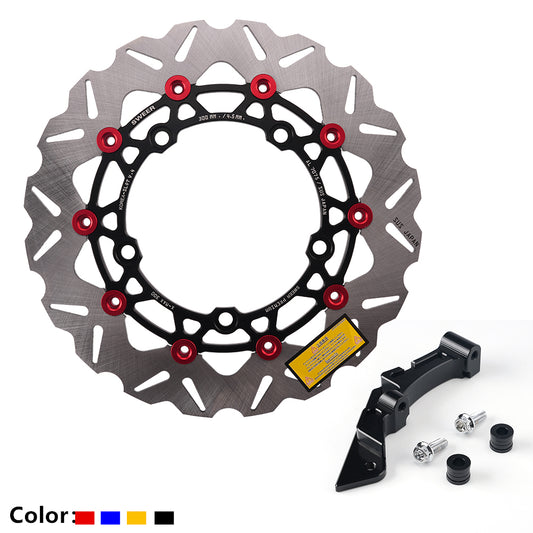 For YAMAHA XMAX300 Brake Disc 300MM Floating Disc CNC Radiation Adapter Code - NORXI store