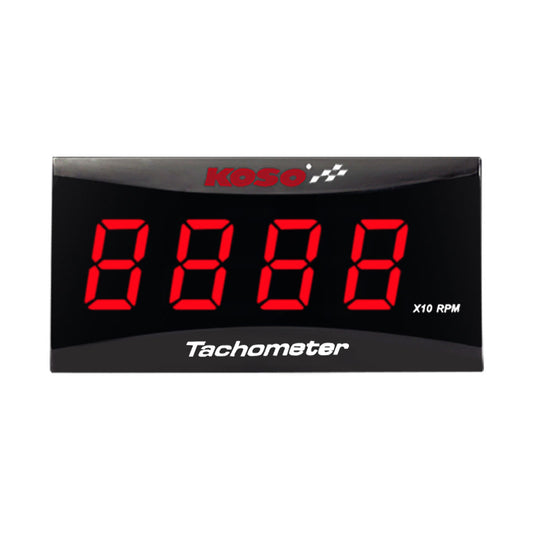 KOSO RPM Tachometer Motorcycle LCD Display Tachometer Mini Gauge - NORXI store