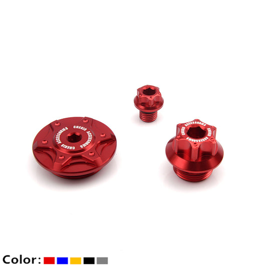 For Yamaha XMAX300 Screw Gear Oil Tank Cover Screw Motorcycle Engine Oil Cap Decor Anti-theft Modified - NORXI store